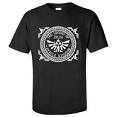 The Legend of Zelda Logo Men's Short Sleeve Shirts T Shirts Tees - INSWEAR